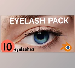 Blender - Download Eyelash Pack + Eyelash Generator