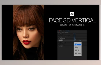 Download Face <span class='badge badge-warning'>3D</span> Vertical Camera Animator (Videohive 58088287) - AE Project
