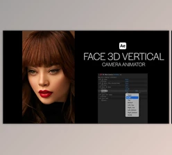 Download Face 3D Vertical Camera Animator (Videohive 58088287) - AE Project