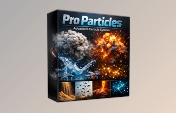 Blender - Download <span class='badge badge-warning'>Pro</span> Particles - Geonodes Particle System v5.1.0