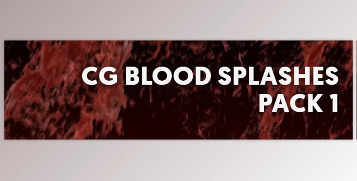 FX Elements - Download CG Blood Splashes - Pack 1