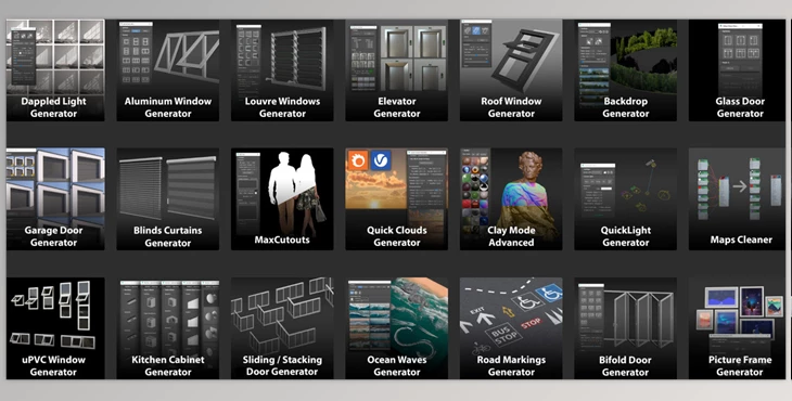 ArchViz Tools - Download Generators Collection for 3dsMax