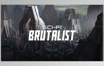 Blender - Download <span class='badge badge-warning'>Sci</span>-<span class='badge badge-warning'>Fi</span> Brutalist
