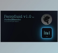 Gumroad - Download Ferrofluid v1.0 for Audio 2 Blender Addon