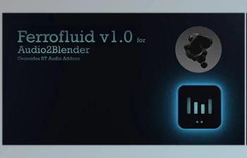 Gumroad - Download Ferrofluid v1.0 for Audio 2 <span class='badge badge-warning'>Blender</span> Addon