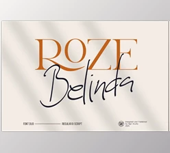 Download Roze Belinda - Display Font Duo (Creative Market 291509633)