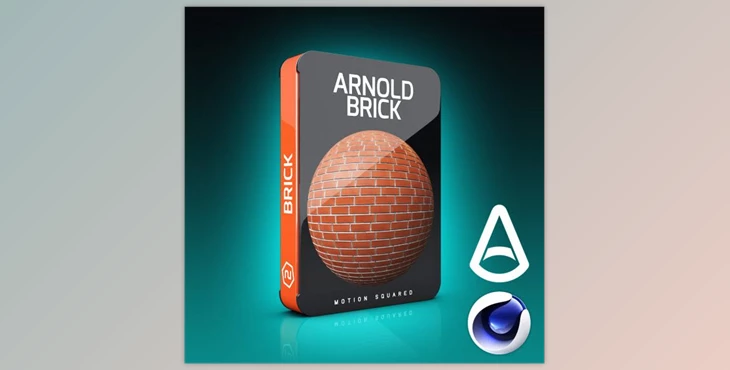Motion Squared - Download Arnold Brick Materials for Cinema 4D