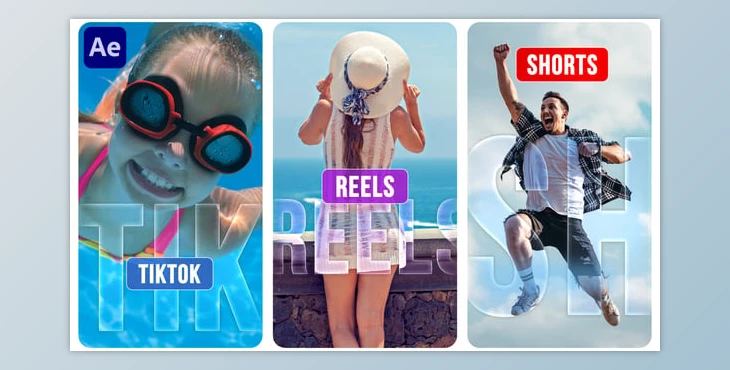 Download Fast Elastic Slides - Instagram Reels, TikTok, Shorts (Videohive 58171194) - AE Project