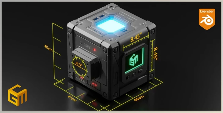 Blender - Download Geomeasure v2.92 - A Powerful 3D Measuring Tool for Blender