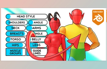 Blender - Download Adjustable Mannequin <span class='badge badge-warning'>v1.3</span>
