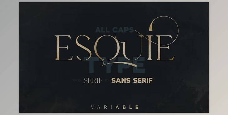 Download Esquie - from serif to sans typeface (Creative Market 291481335)