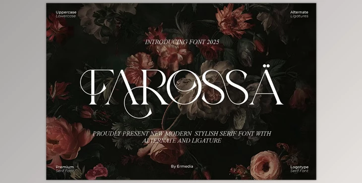 Download Farossa Modern Elegant Serif Font (Creative Market 291529528)