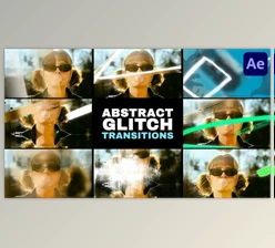 Download Abstract Grunge Glitch Seamless Transitions | After Effects (Videohive 58336165) - AE Project