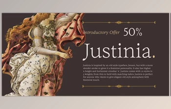 FontSpring - Download Justinia <span class='badge badge-warning'>Font</span> Family 10xOTF