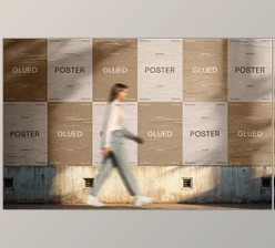Download Outdoor Glued Posters Mockup (Creative Market 291531793)