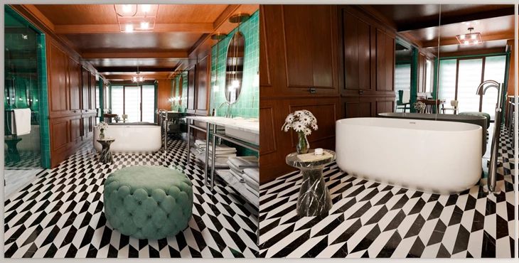 Blender - Download Luxury Vintage Hotel Bathroom