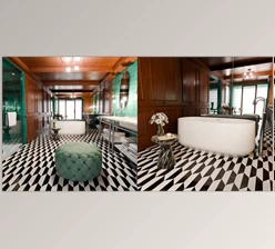 Blender - Download Luxury Vintage Hotel Bathroom