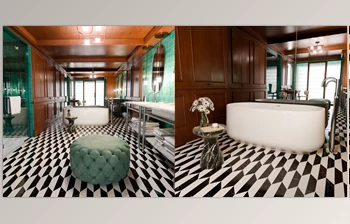 Blender - Download Luxury Vintage Hotel Bathroom