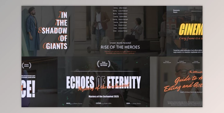 Download Filmic Cinematic Title Slides (Videohive 58309884) - AE Project