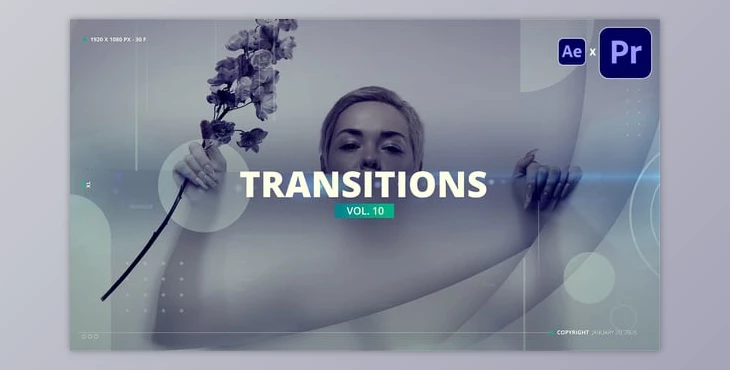 Download Transition – Premiere Pro Transition Pack (Videohive 58271233) - PR Project