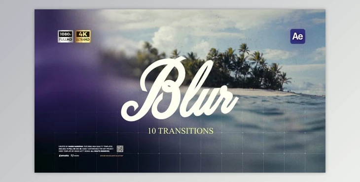 Download Blur Transitions (Videohive 58374286) - AE Project