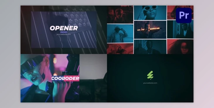 Download Promo Opener Slideshow for Premiere Pro (Videohive 58365407) - PR Project