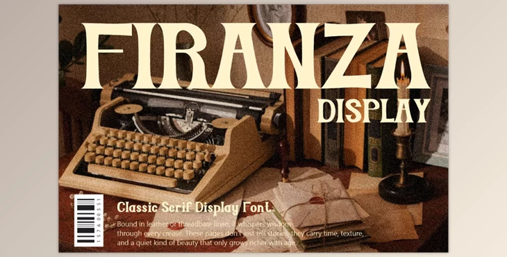 Download Firanza Display - Classic Serif Font (Creative market 291534673)