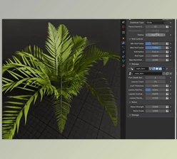 Gumroad - Download Procedural Fern - Plant (Blender Geometry-Nodes)
