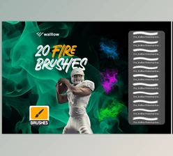 Download Fire and Smoke Photoshop Brushes (Creative Market 291402557)