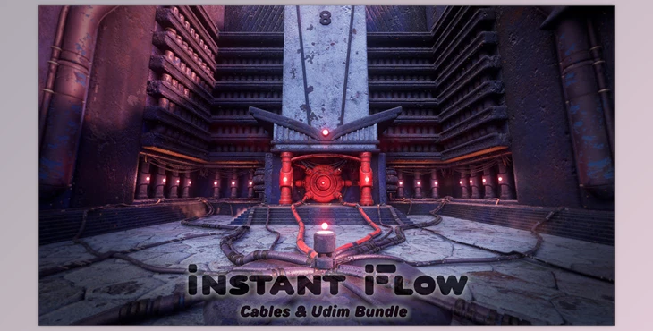 Blender - Download InstantFlow : Cables & Udim Bundle v1.0