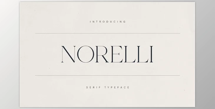 Download Norelli - A Modern Serif Typeface (Creative Market 291543335)