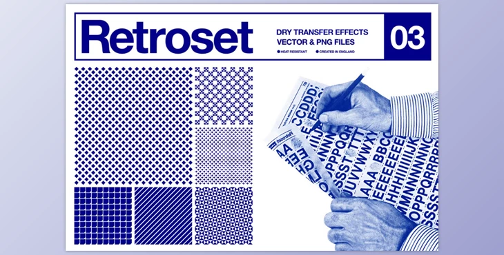 Download Retroset 03 - Dry Transfer Effects (Creative Market 290009311)