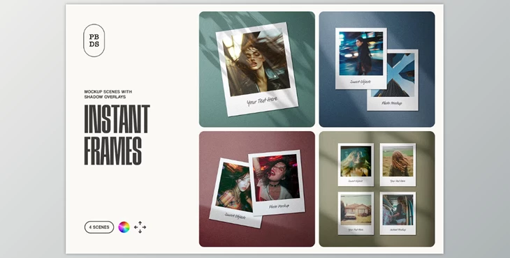 Download Polaroid Mockup Scenes (Creative Market 288440154)