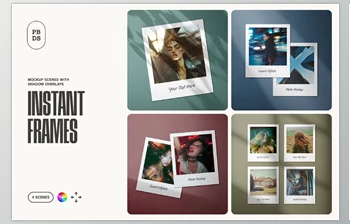 Download <span class='badge badge-warning'>Polaroid</span> Mockup Scenes (Creative Market 288440154)