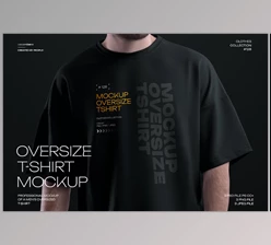Download 3 Mockups Oversize T-shirt (Creative Market 291261161)