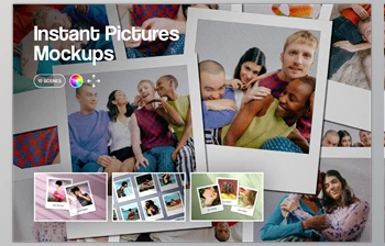 Download Polaroid Instant Picture <span class='badge badge-warning'>Mockups</span> (Creative Market 291348920)