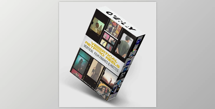 OverlayFX - Download Retro Reels - Vertical Film Frames & Mattes