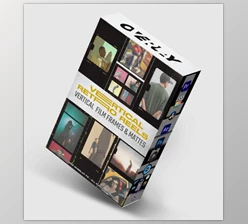 OverlayFX - Download Retro Reels - Vertical Film Frames & Mattes