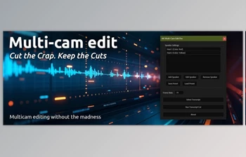 <span class='badge badge-warning'>Aescripts</span> - Download Multi-Cam Edit Pro for After Effects v1.0