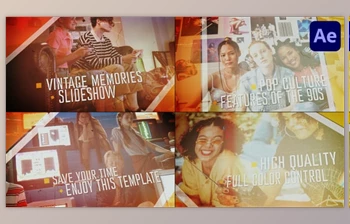 Download Vintage Photo Slides for <span class='badge badge-warning'>After</span> <span class='badge badge-warning'>Effects</span> (Videohive 58479619) - AE Project