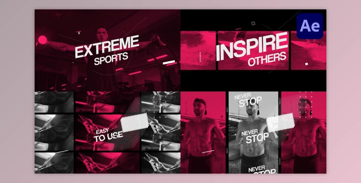 Download Extreme Sport Slides for After Effects (Videohive 58479876) - AE Project