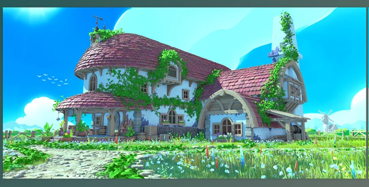 Gumroad - Download Stylized Environment asset pack- Blender Eevee