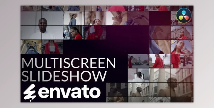 Download Multiscreen Slideshow for DaVinci Resolve (Videohive 58573498)