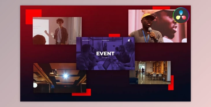 Download Event Promo Slides for DaVinci Resolve (Videohive 58573734)