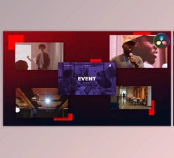 Download Event Promo Slides for DaVinci Resolve (Videohive 58573734)
