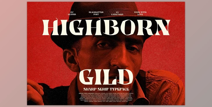 Download Highborn Gild - Sharp Blackletter (Creative Market 291555957)