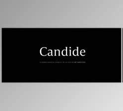 MyFonts - Download Candide Font Family