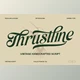 Download Thrustline - Vintage Script Font (Creative Market 291554704)