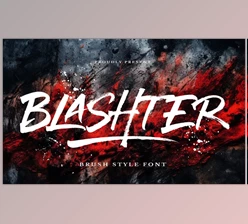Download Blashter - Brush Font (Creative Market 291556135)
