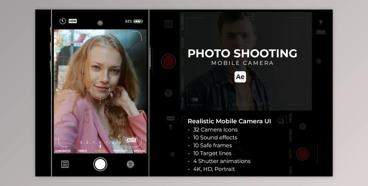 Download Photo Shooting - Mobile Camera (Videohive 58530742)